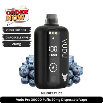 Vudu Pro 30000 Puffs 20mg Disposable Vape Blueberry Ice