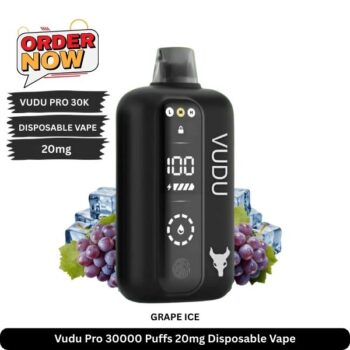 Vudu Pro 30000 Puffs 20mg Disposable Vape Grape Ice