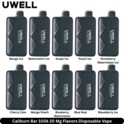 Caliburn Bar 100k 20 Mg Flavors Disposable Vape