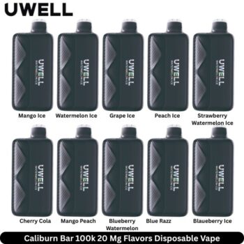 Caliburn Bar 100k 20 Mg Flavors Disposable Vape