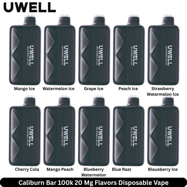 Caliburn Bar 100k 20 Mg Flavors Disposable Vape Caliburn Bar 100k 20 Mg Flavors Disposable Vape