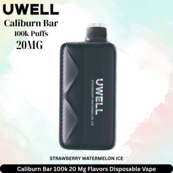 Caliburn Bar 100k 20 Mg Flavors Strawberry Watermelon Ice Disposable Vape