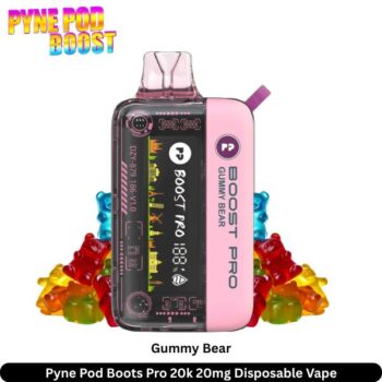 Pyne Pod Boots Pro 20k 20mg Disposable Vape Gummy Bear