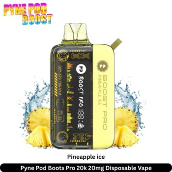 Pyne Pod Boots Pro 20k 20mg Disposable Vape Pineapple ice