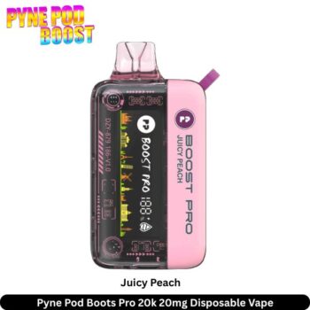 Pyne Pod Boots Pro 20k Disposable Vape Juicy Peach