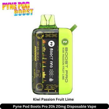 Pyne Pod Boots Pro 20k Disposable Vape Kiwi Passion Fruit Lime
