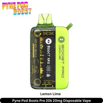 Pyne Pod Boots Pro 20k Disposable Vape Lemon Lime