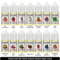 Tokyo Salt Nic 30ml Classic Series Vape Juice