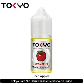 Tokyo Salt Nic 30ml Iced Apples Classic Series Vape Juice