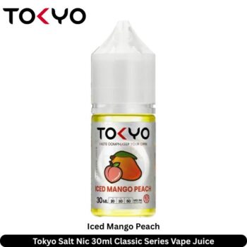Tokyo Salt Nic 30ml Iced Mango Peach Classic Series Vape Juice