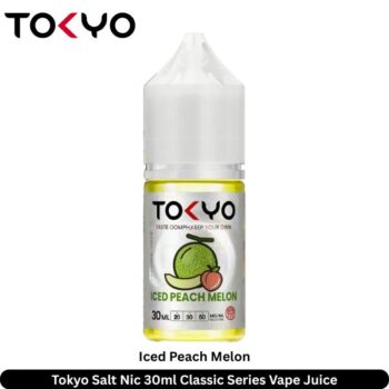 Tokyo Salt Nic 30ml Iced Peach Melon Classic Series Vape Juice