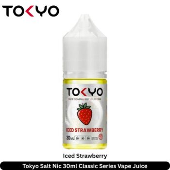 Tokyo Salt Nic 30ml Iced Strawberry Classic Series Vape Juice