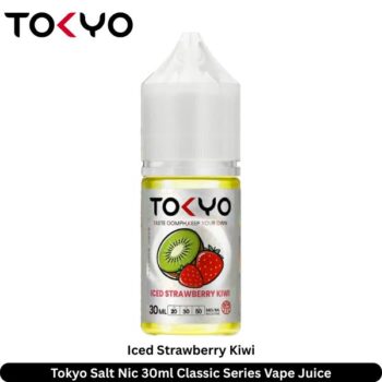 Tokyo Salt Nic 30ml Iced Strawberry Kiwi Classic Series Vape Juice