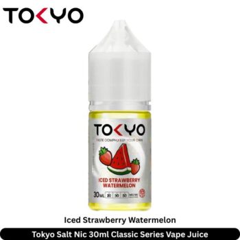 Tokyo Salt Nic 30ml Iced Strawberry Watermelon Classic Series Vape Juice