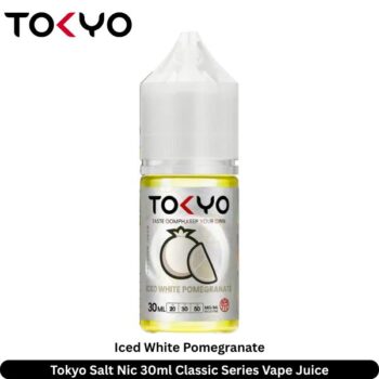 Tokyo Salt Nic 30ml Iced White Pomegranate Classic Series Vape Juice