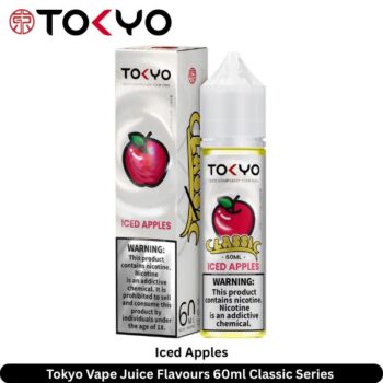 Tokyo Vape Juice Flavours Iced Apples 60ml