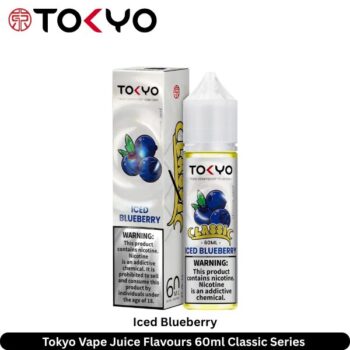 Tokyo Vape Juice Flavours Iced Blueberry 60ml