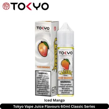 Tokyo Vape Juice Flavours Iced Mango 60ml