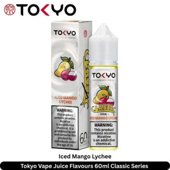Tokyo Vape Juice Flavours Iced Mango Lychee 60ml