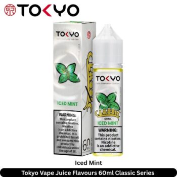 Tokyo Vape Juice Flavours Iced Mint 60ml