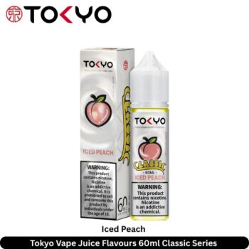 Tokyo Vape Juice Flavours Iced Peach 60ml