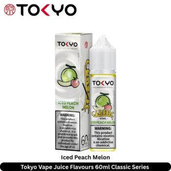Tokyo Vape Juice Flavours Iced Peach Melon 60ml