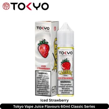 Tokyo Vape Juice Flavours Iced Strawberry 60ml