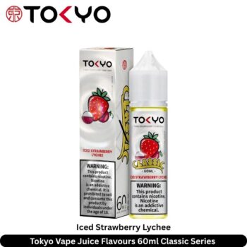 Tokyo Vape Juice Flavours Iced Strawberry Lychee 60ml