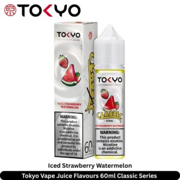 Tokyo Vape Juice Flavours Iced Strawberry Watermelon 60ml
