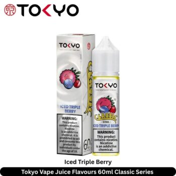 Tokyo Vape Juice Flavours Iced Triple Berry 60ml