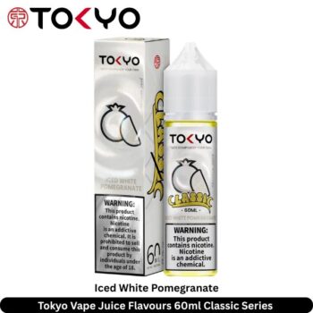 Tokyo Vape Juice Flavours Iced White Pomegranate 60ml
