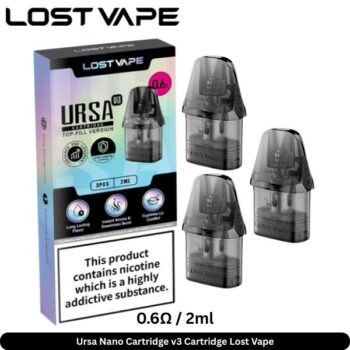Ursa Nano Cartridge v3 Cartridge 0.6 Ohm By Lost Vape