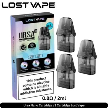 Ursa Nano Cartridge v3 Cartridge 0.8 Ohm By Lost Vape