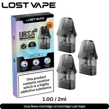 Ursa Nano Cartridge v3 Cartridge 1.0 Ohm By Lost VapeUrsa Nano Cartridge v3 Cartridge 1.0 Ohm By Lost Vape