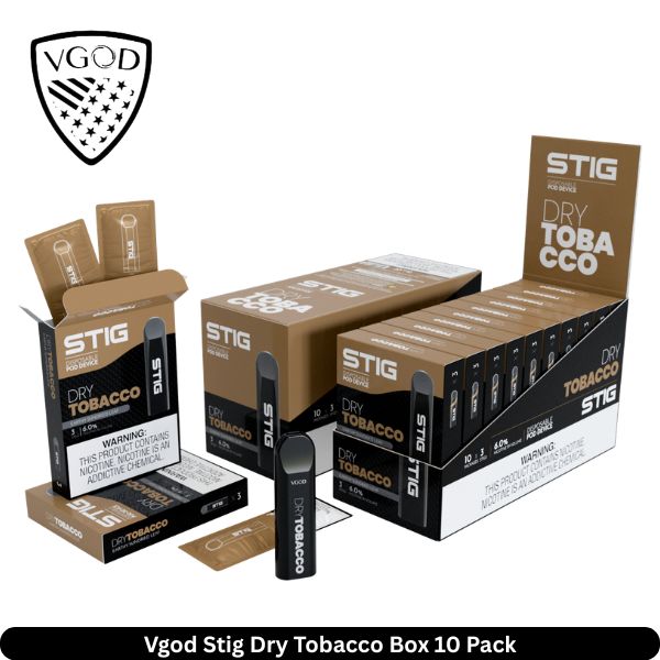 Vgod Stig Dry Tobacco Box 10 Pack Vgod Stig Dry Tobacco Box 10 Pack