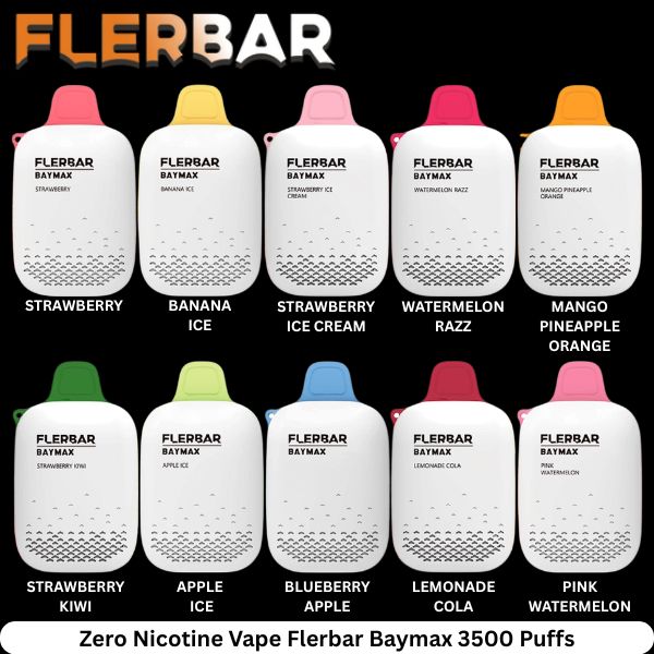 Zero Nicotine Vape Flerbar Baymax 3500 Puffs Zero Nicotine Vape Flerbar Baymax 3500 Puffs