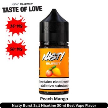 Nasty Burst Peach Mango Salt Nicotine 30ml