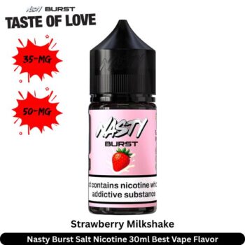 Nasty Burst Strawberry Milkshake Salt Nicotine 30ml