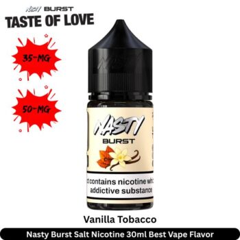 Nasty Burst Vanilla Tobacco Salt Nicotine 30ml