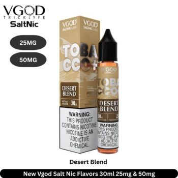 New Vgod Salt Nic Flavors Desert Blend 30ml