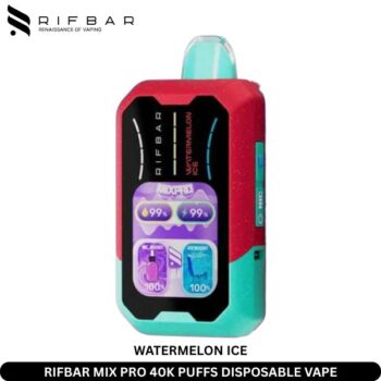 RIFBAR MIX PRO 40K PUFFS DISPOSABLE VAPE WATERMELON ICE