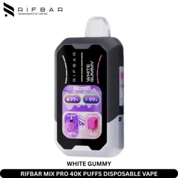 RIFBAR MIX PRO 40K PUFFS DISPOSABLE VAPE WHITE GUMMY