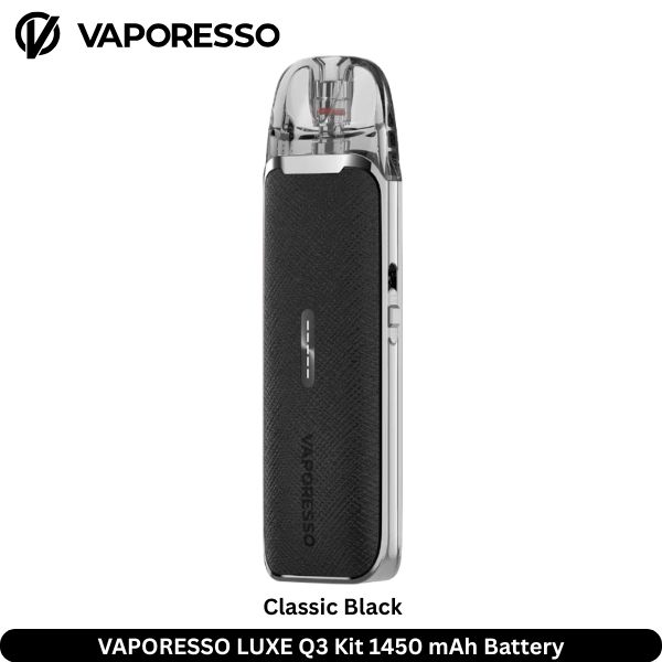 VAPORESSO LUXE Q3 Kit 1450 mAh Battery 2 VAPORESSO LUXE Q3 Kit Classic Black 1450 mAh Battery