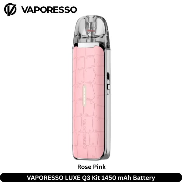 VAPORESSO LUXE Q3 Kit 1450 mAh Battery 3 VAPORESSO LUXE Q3 Kit Rose Pink 1450 mAh Battery