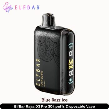 ElfBar Raya D3 Pro 30k puffs Blue Razz Ice Disposable Vape