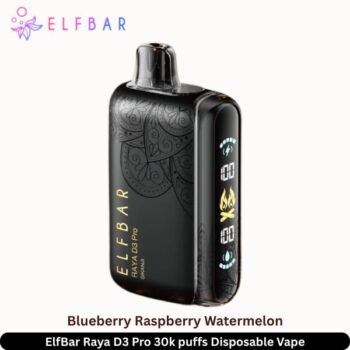ElfBar Raya D3 Pro 30k puffs Blueberry Raspberry Watermelon Disposable Vape