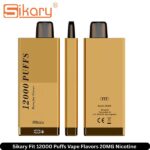 Sikary Fit 12000 Puffs Vape Flavors 20MG Nicotine