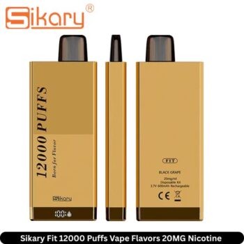 Sikary Fit 12000 Puffs Vape Flavors 20MG Nicotine