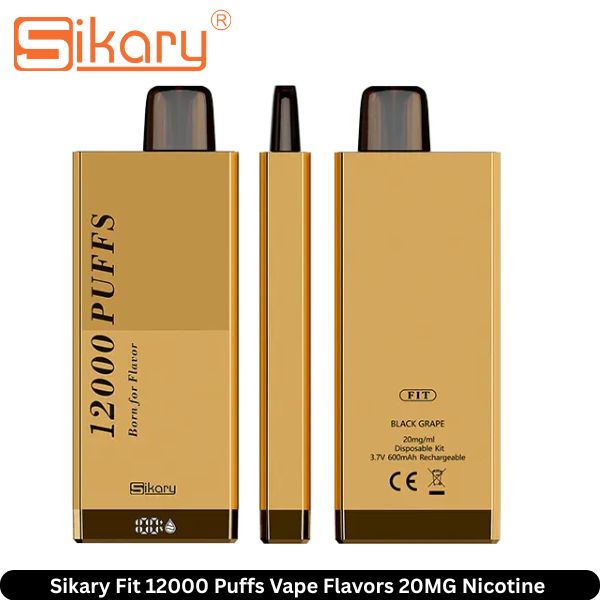 Sikary Fit 12000 Puffs Vape Flavors 20MG Nicotine