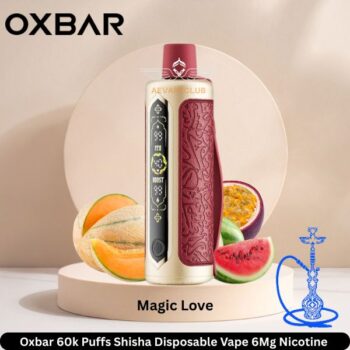 Oxbar 60k Puffs Shisha Disposable Vape Magic Love